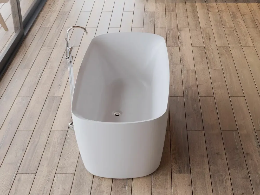 Bathtubs - Freestanding Oval Bathtub SWING L. 170 x W. 80 cm, by SPALINA - SPALINA