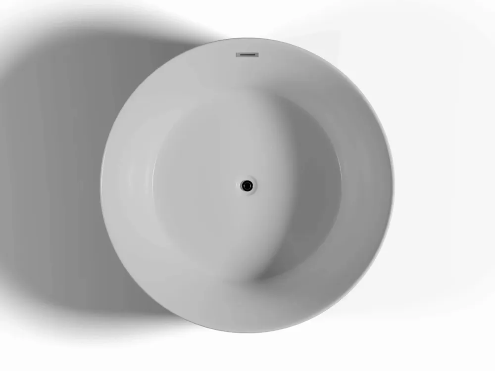 Bathtubs - Freestanding Round Bathtub LOOM 2.0, 130x130 cm, by SPALINA - SPALINA