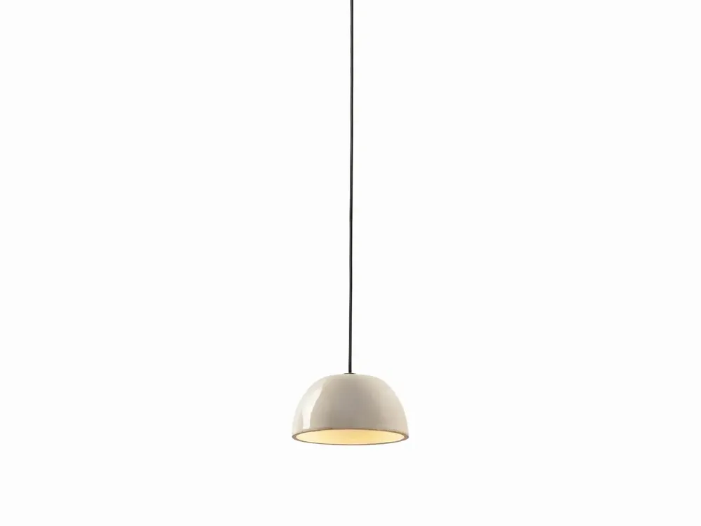 Hanging lights - ABSIDIOLA mini hanging lamp with alabaster or ceramic shade - LUXCAMBRA
