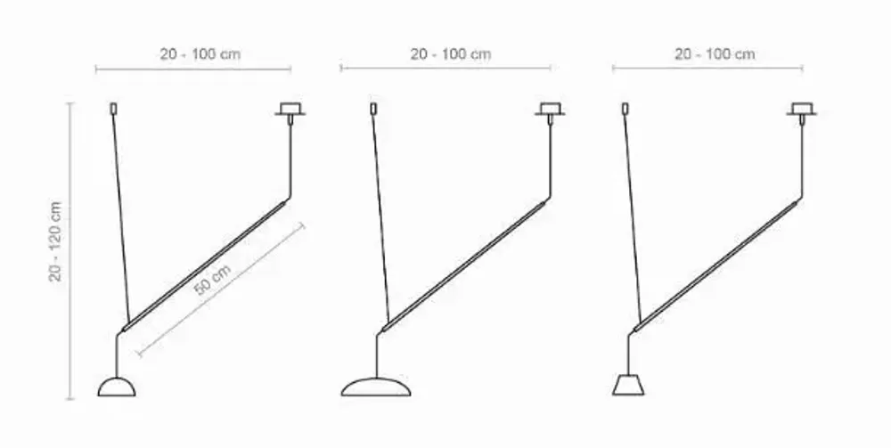 Hanging lights - ABSIDIOLA moving hanging lamp plato ceramic lampshade - LUXCAMBRA