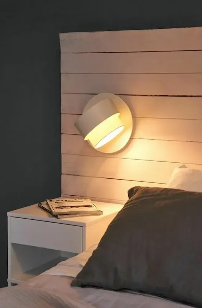 Wall lamps - KAN XL wall lamp in white, black or terracotta - LUXCAMBRA