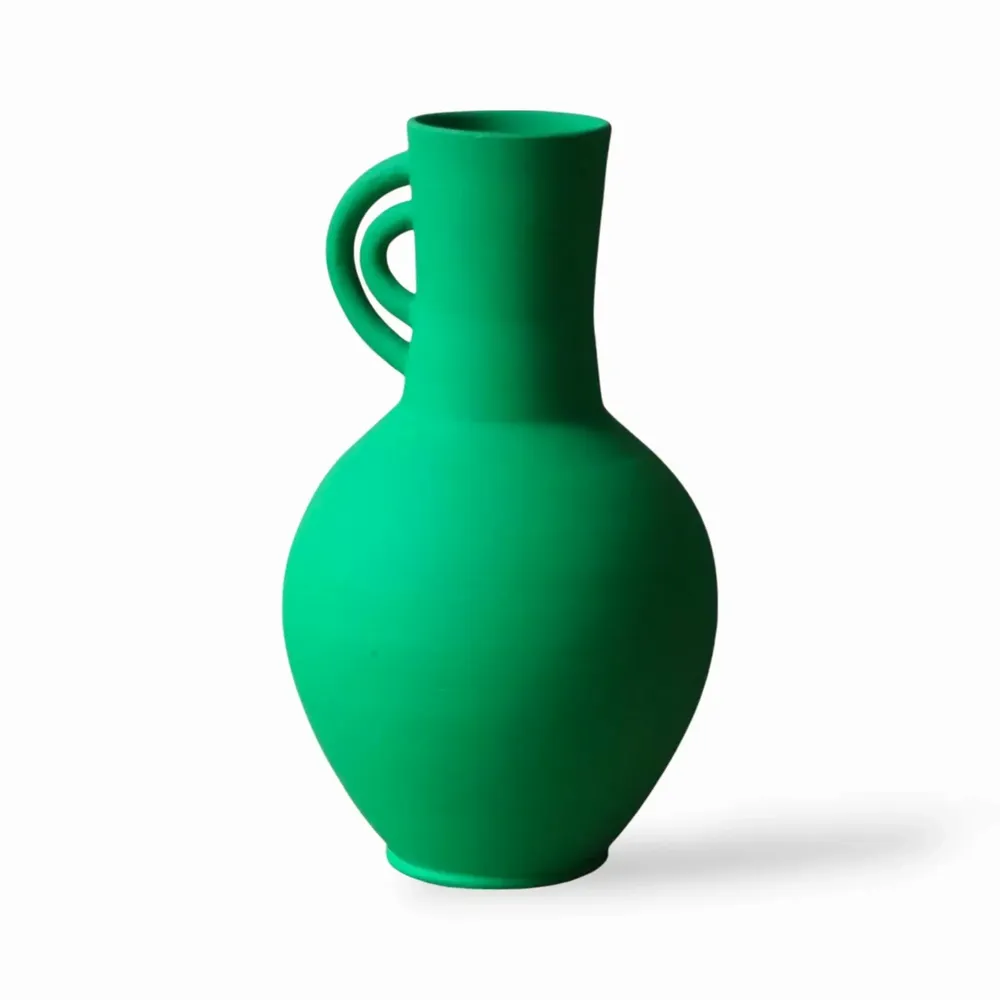 Vases - Mezzo Vase - Matt Green - MAISON MARMOL
