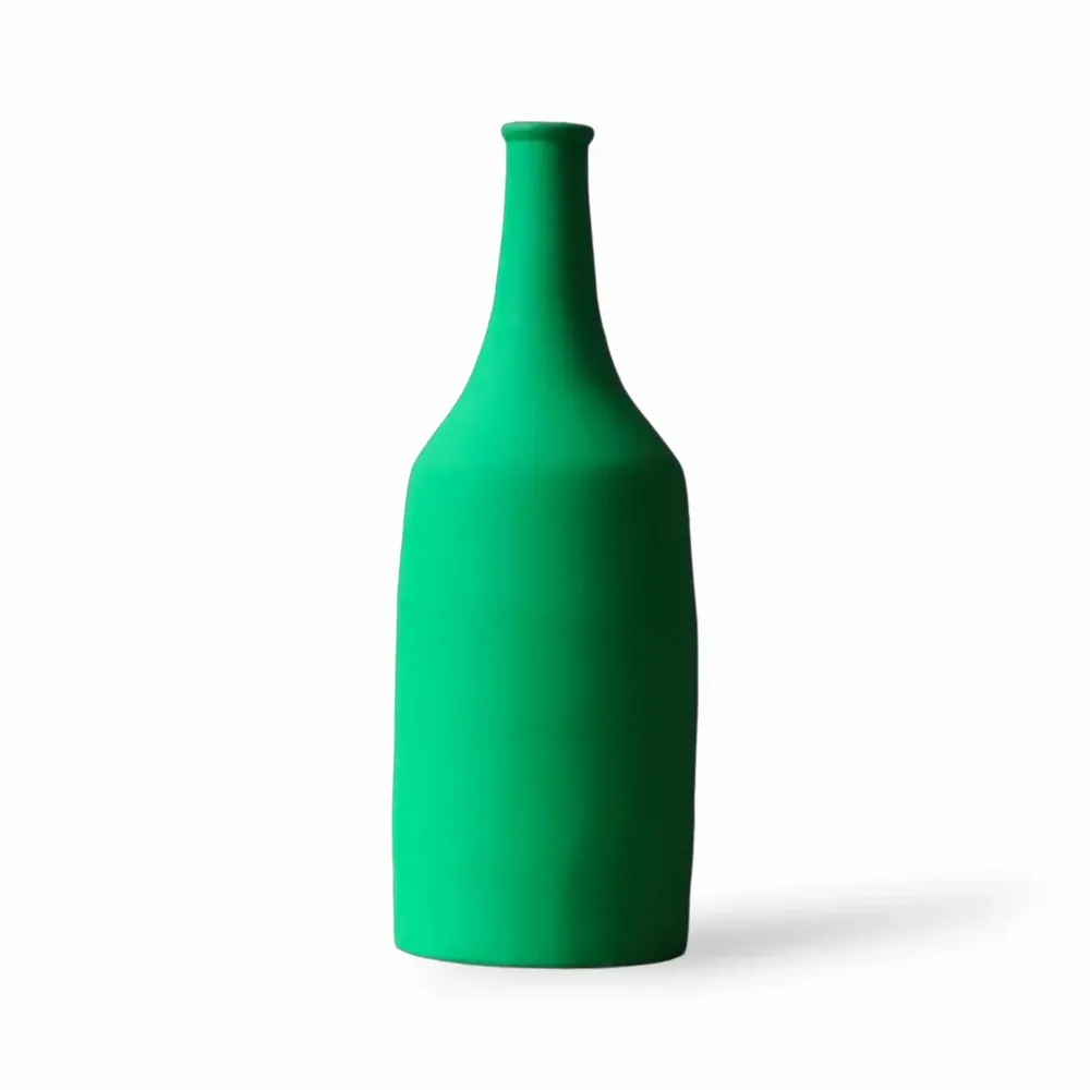 Vases - Baelo Vase - Matt Green - MAISON MARMOL