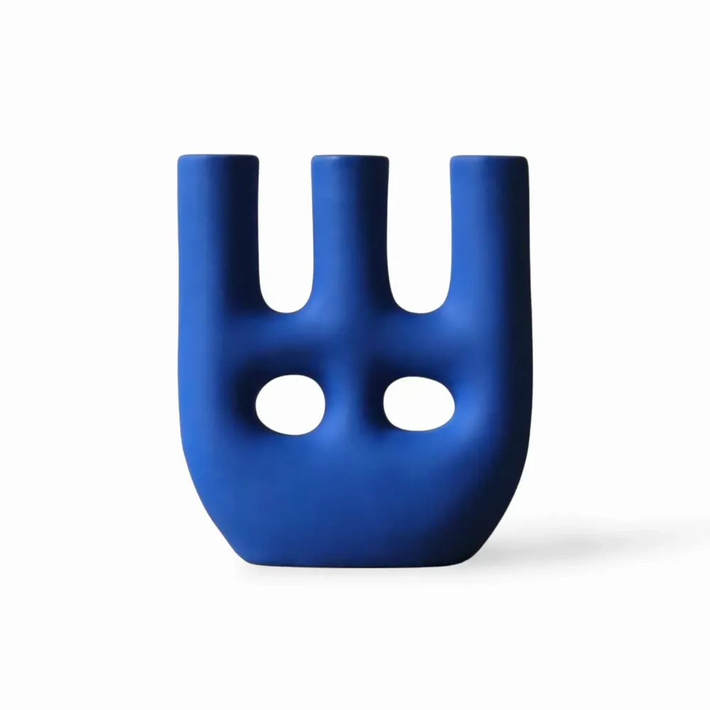 Vases - Walili Vase - Matt Blue - MAISON MARMOL