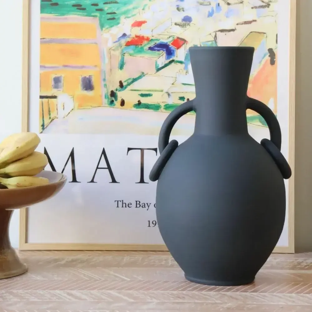 Vases - Cirta Vase - Matt Black - MAISON MARMOL