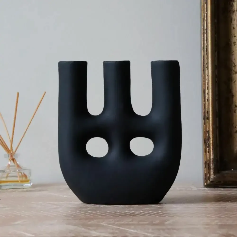 Vases - Walili Vase - Matt Black - MAISON MARMOL