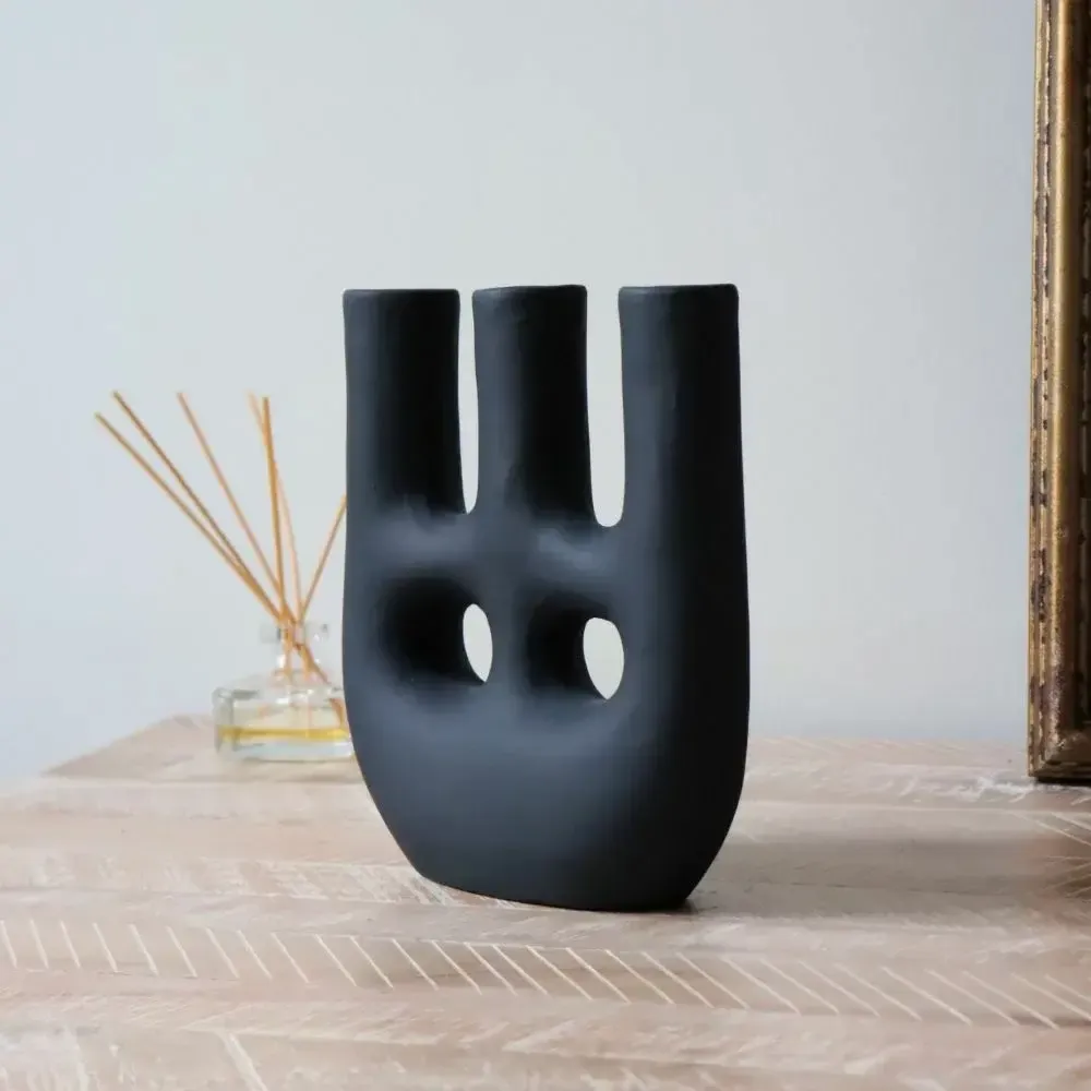 Vases - Walili Vase - Matt Black - MAISON MARMOL