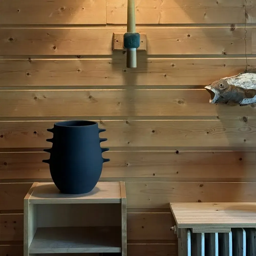 Vases - Banasa Vase - Matt Black - MAISON MARMOL