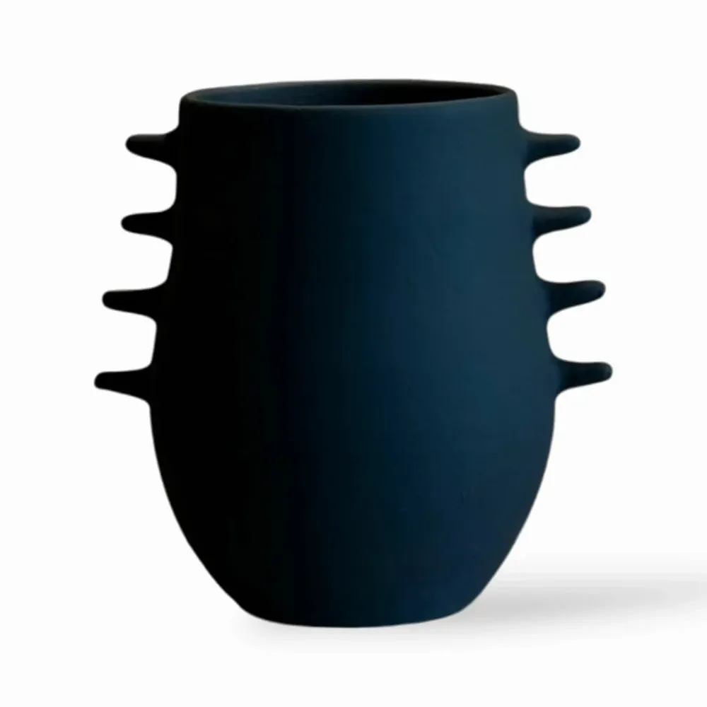 Vases - Banasa Vase - Matt Black - MAISON MARMOL