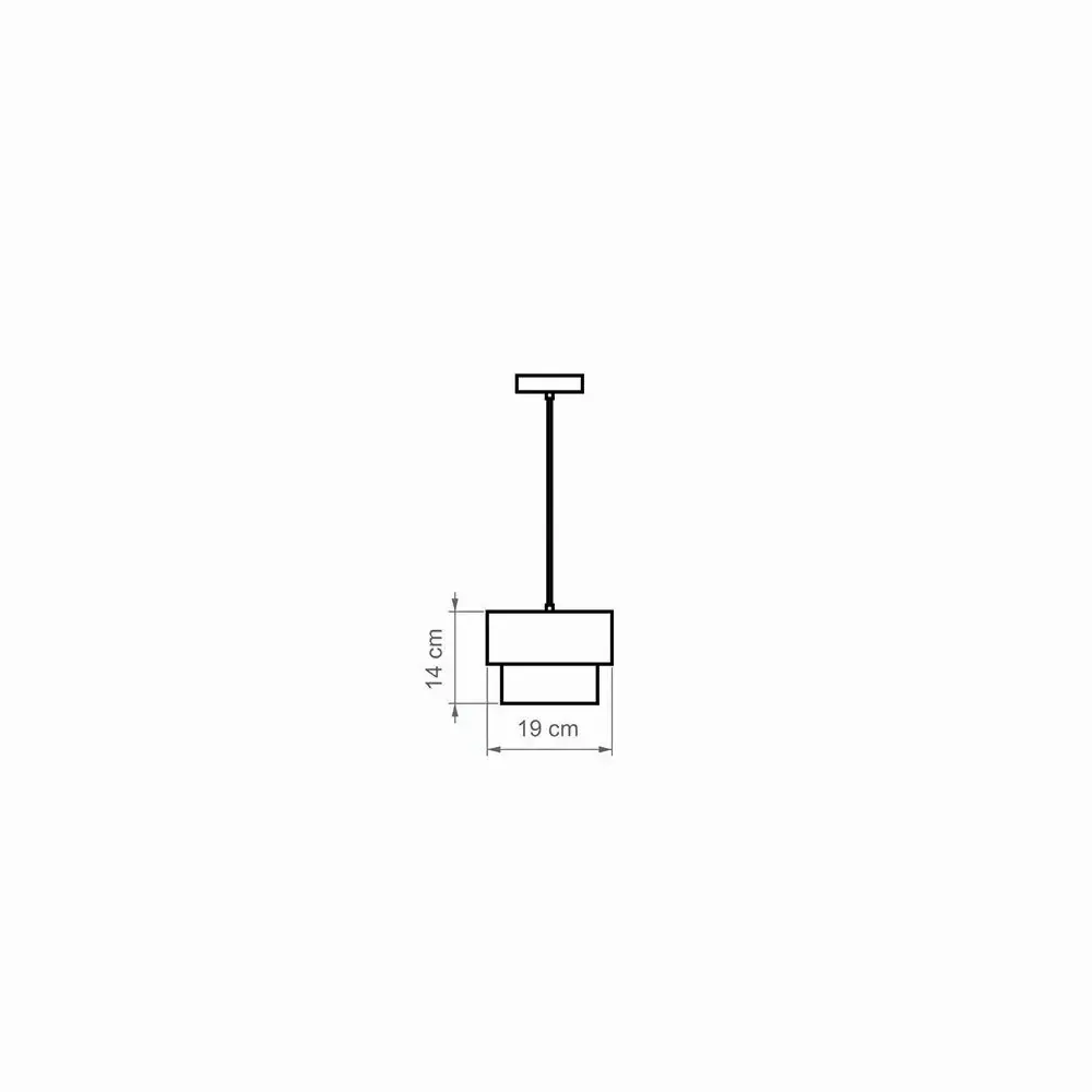 Hanging lights - KAN suspension diameter of 19cm in black, white, terracotta or gold - LUXCAMBRA