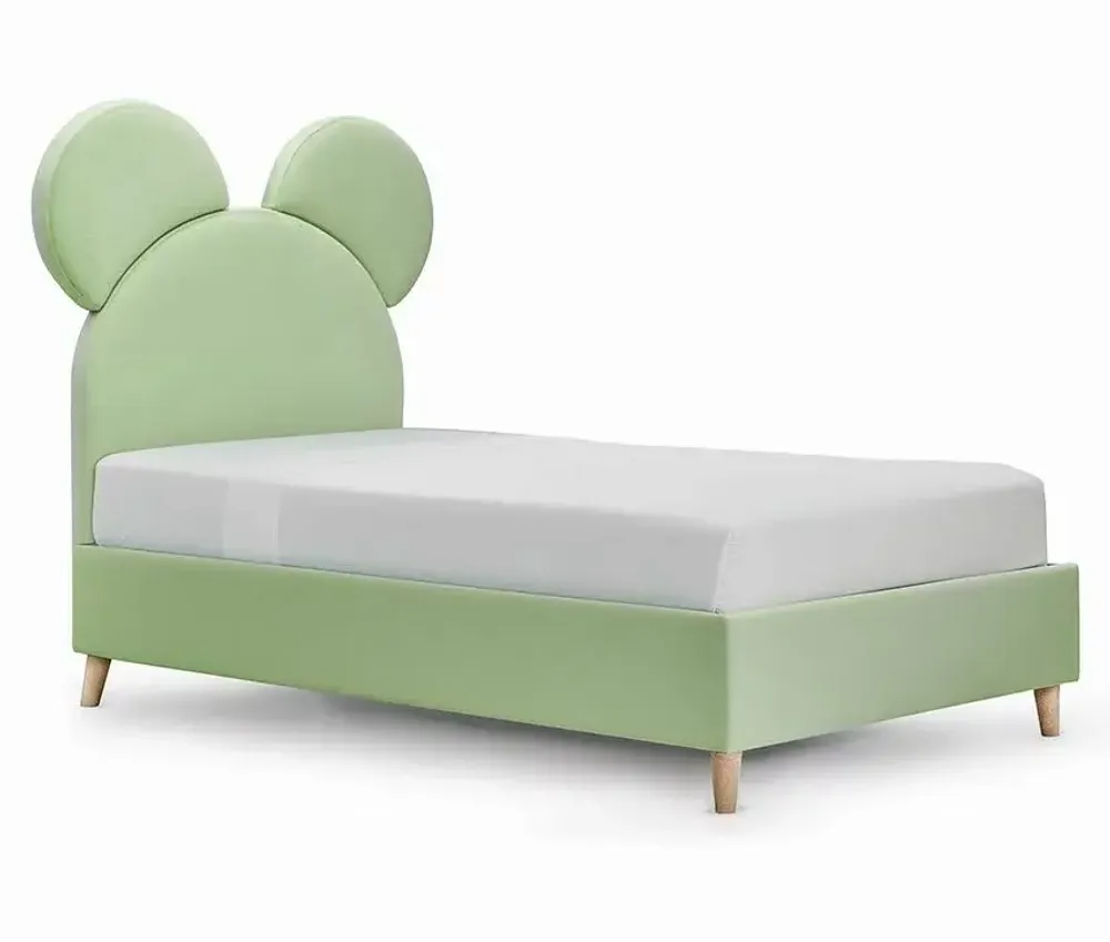 Chambres d'enfants - Crazy Mouse Upholstered Bed - BLUE BEAR