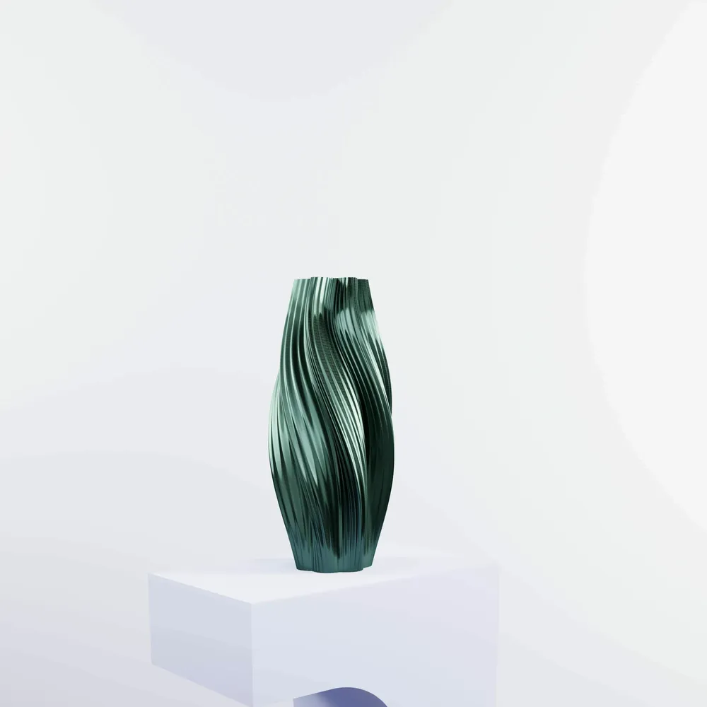Office design and planning - 3D printed vase "Hot Ice Cream Slim" - AURA 3D