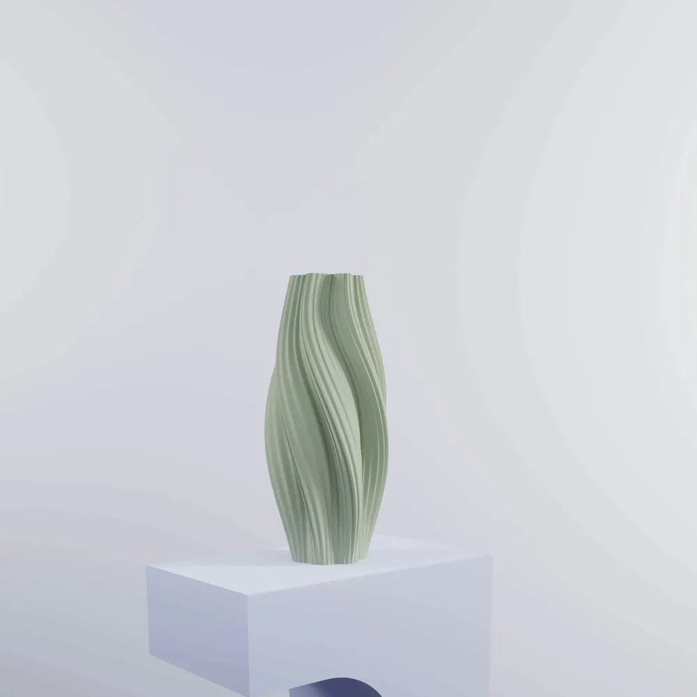Office design and planning - 3D printed vase "Hot Ice Cream Slim" - AURA 3D