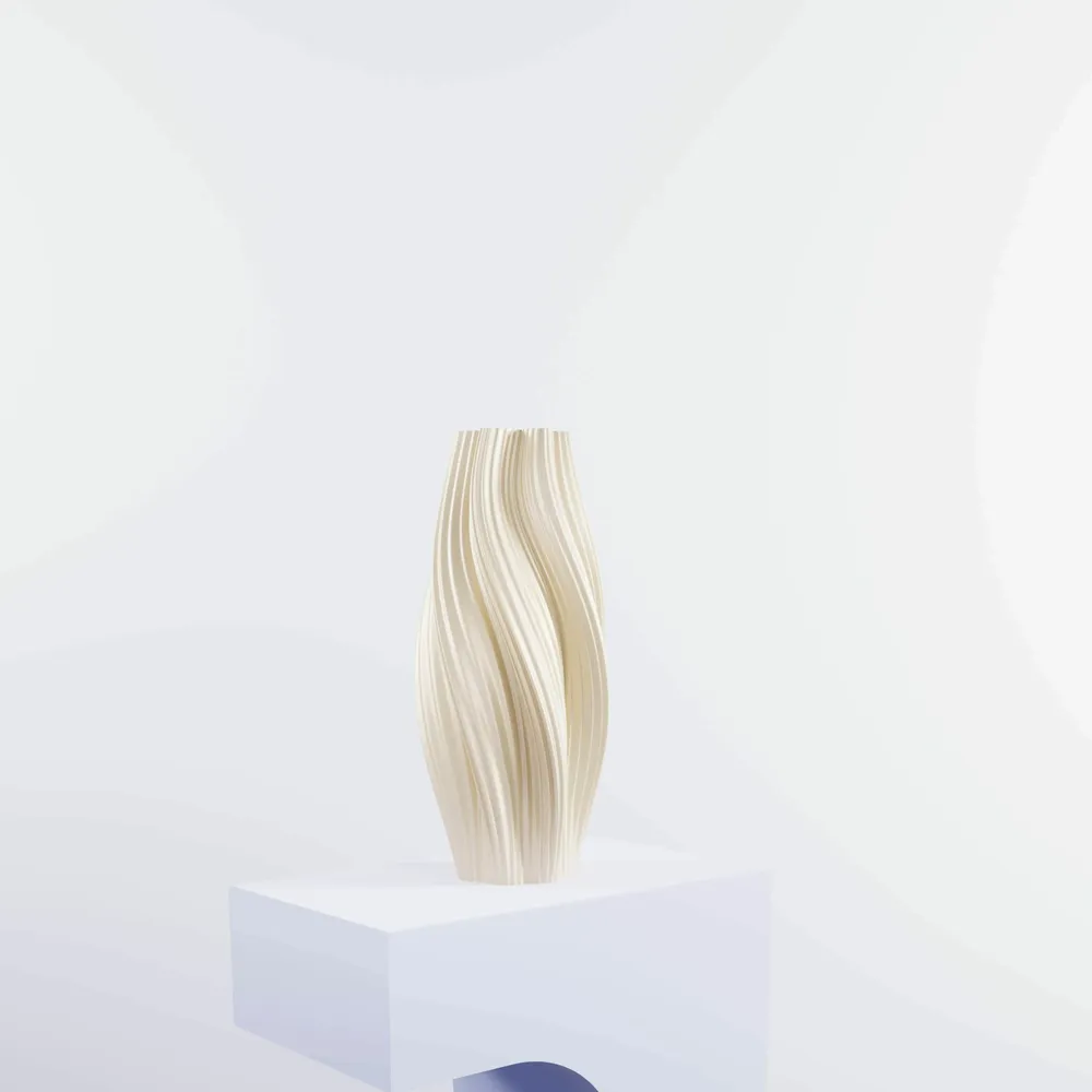 Office design and planning - 3D printed vase "Hot Ice Cream Slim" - AURA 3D