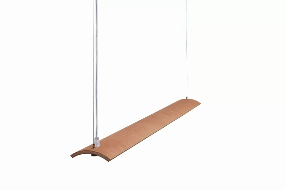 Hanging lights - KITO 120cm oak wood hanging lamp - LUXCAMBRA