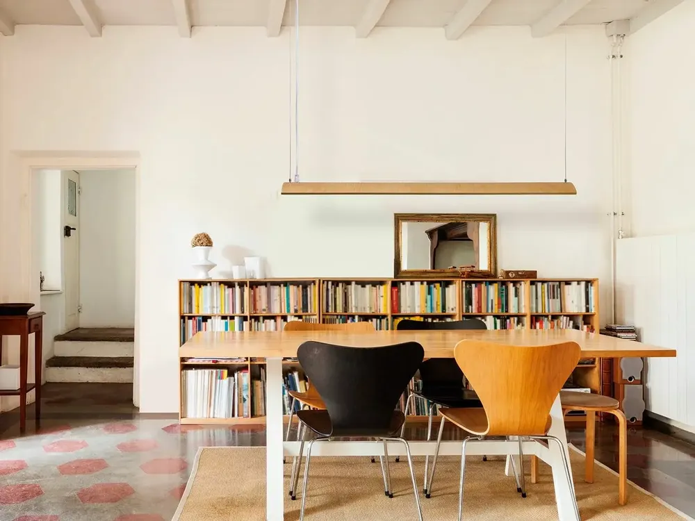 Hanging lights - KITO 120cm oak wood hanging lamp - LUXCAMBRA