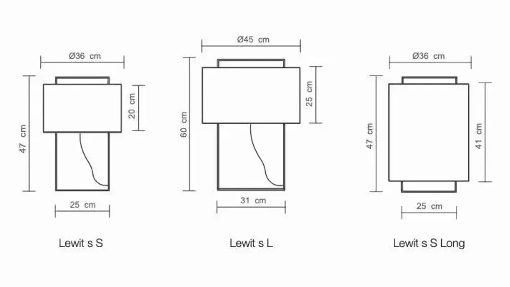 Lampes de table - LEWIT lampe de table en taille S avec abat-jour en cotonet - LUXCAMBRA