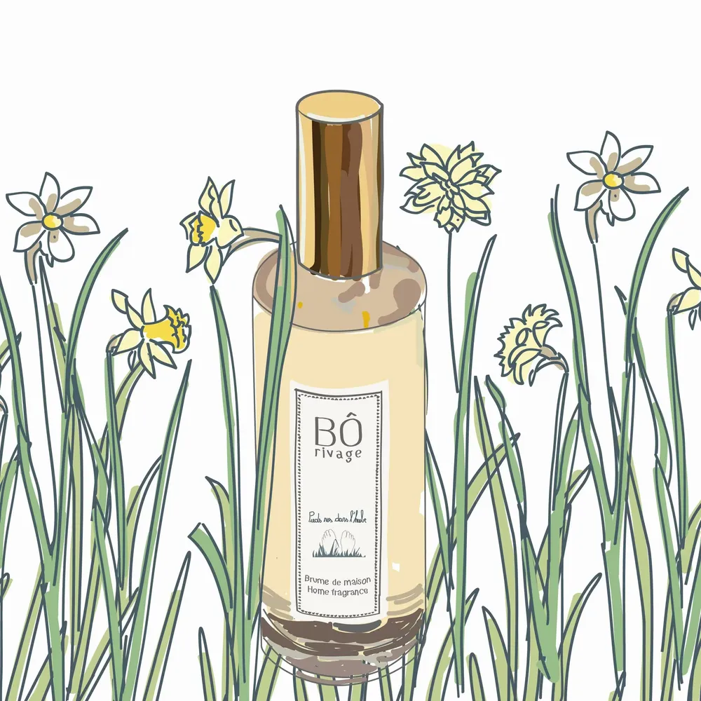 Home fragrances - House mist "Pieds nus dans l'herbe" - BÔRIVAGE