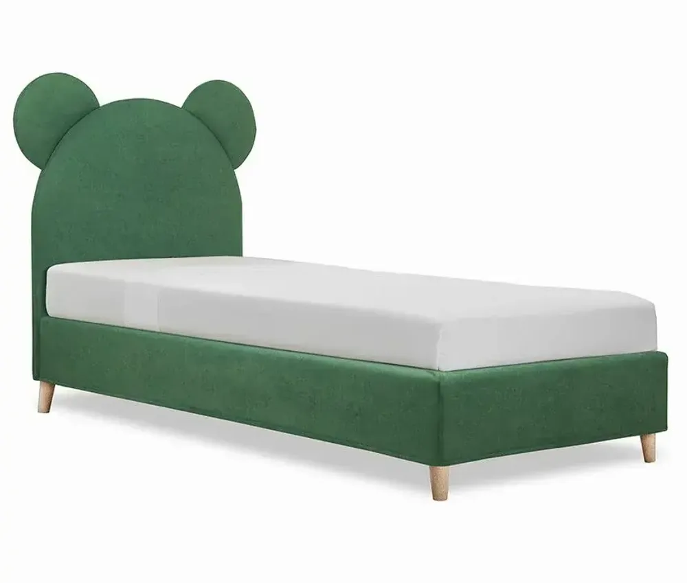Chambres d'enfants - Teddy Bear Upholstered Bed - BLUE BEAR