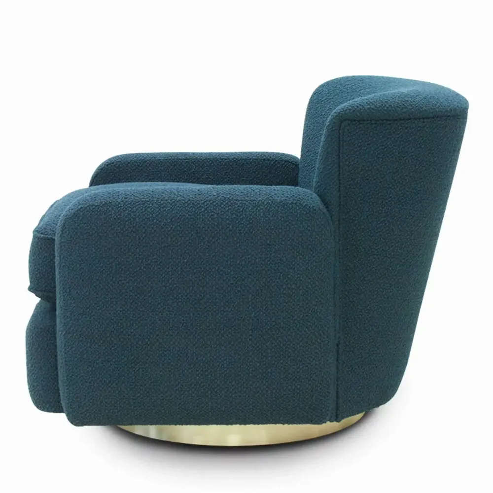 Chairs for hospitalities & contracts - Léa Contemporain | Swivel Armchair - CREARTE COLLECTIONS