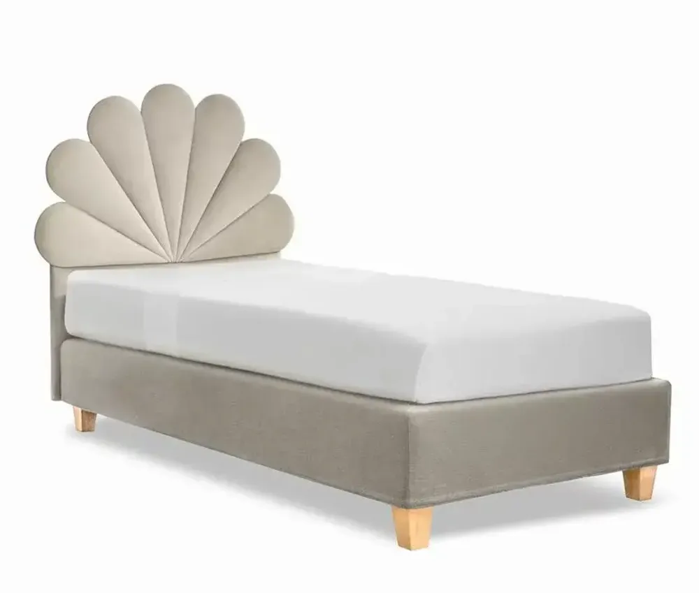 Chambres d'enfants - Seashell Mermaid Upholstered Bed - BLUE BEAR