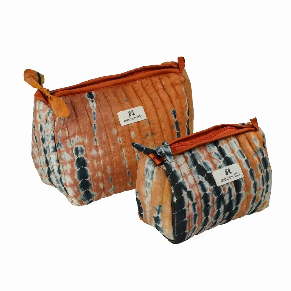 Pochettes - Trousses de toilette et vanity en soie upcyclés - MAISON LILO