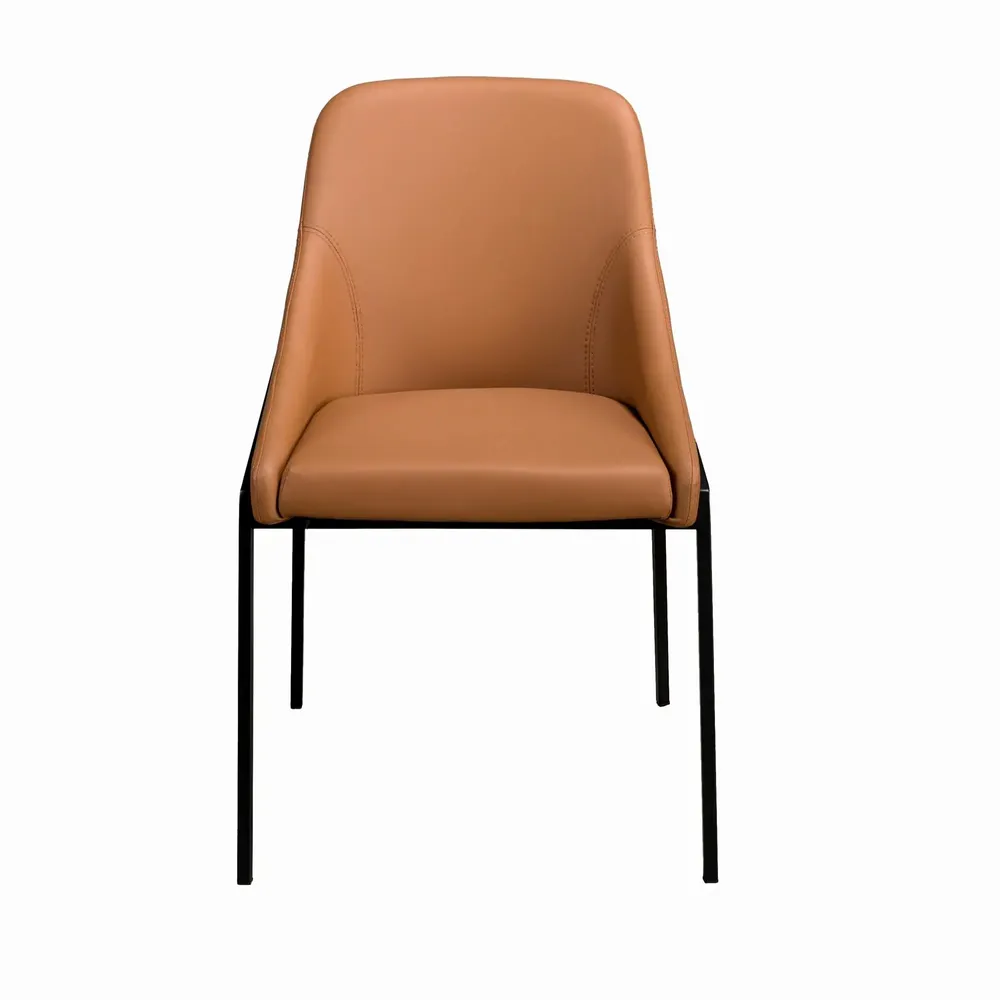 Chairs - Orange leatherette chair - ANGEL CERDÁ