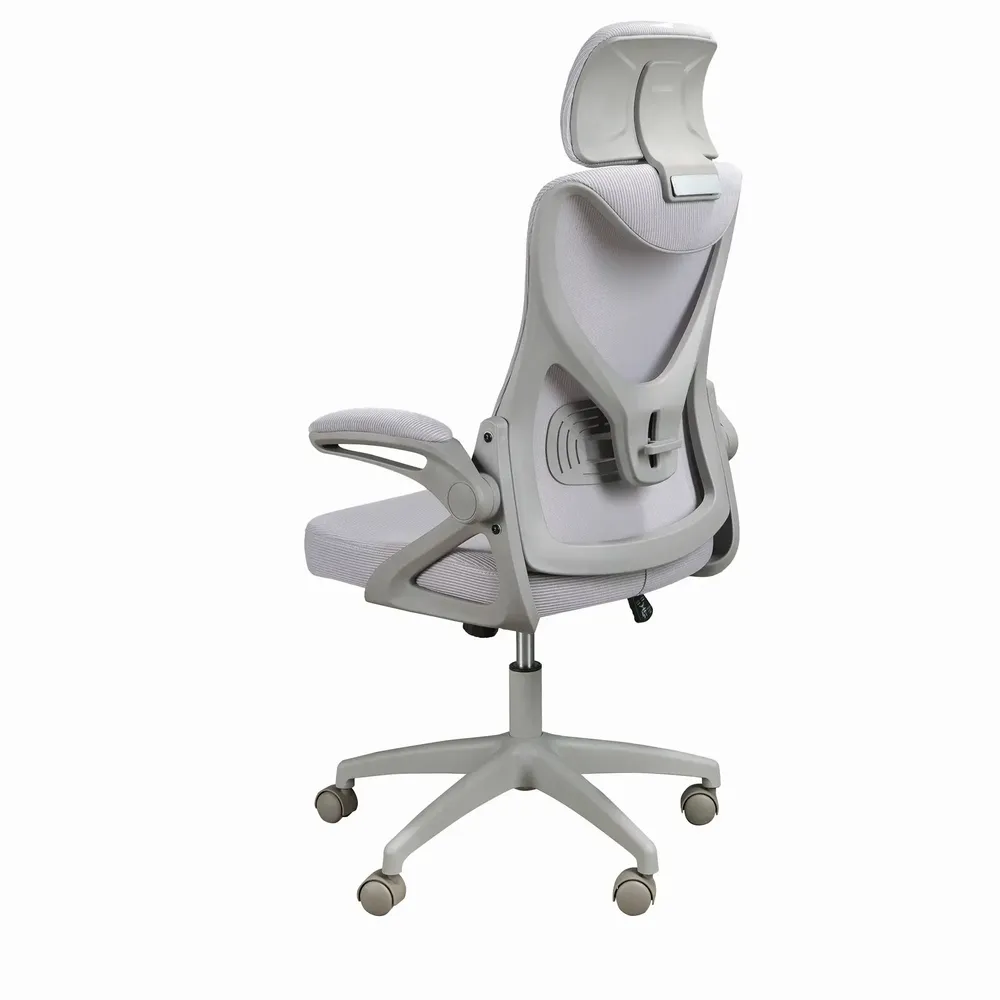 Chaises - Chaise de bureau pivotant tissu gris - ANGEL CERDÁ