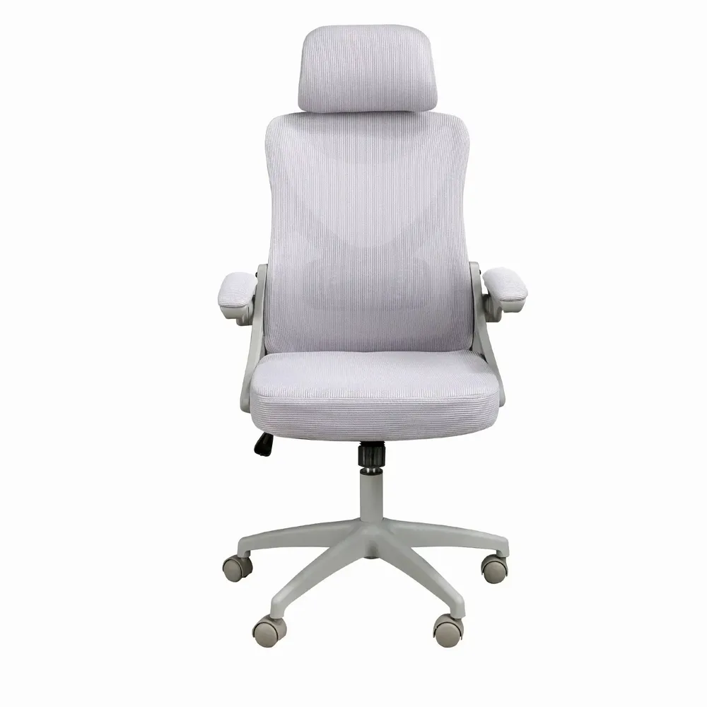 Chaises - Chaise de bureau pivotant tissu gris - ANGEL CERDÁ