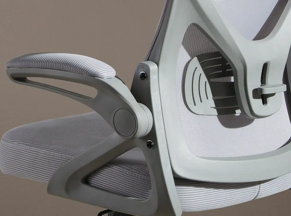 Chaises - Chaise de bureau pivotant tissu gris - ANGEL CERDÁ