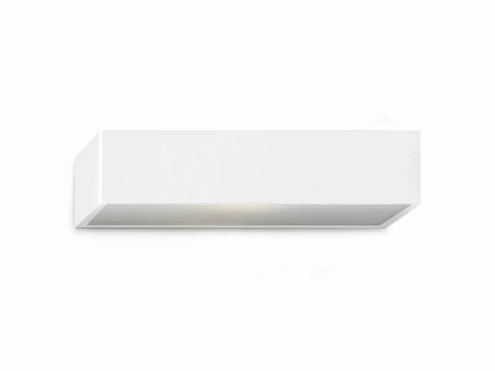 Wall lamps - LINE 30cm wall light in black, white or nickel - LUXCAMBRA