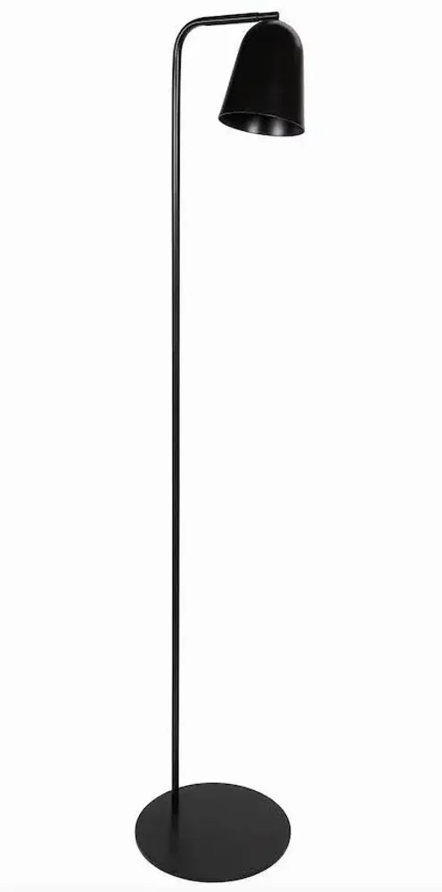 Lampadaires - LULA lampadaire en noir de 145cm - LUXCAMBRA
