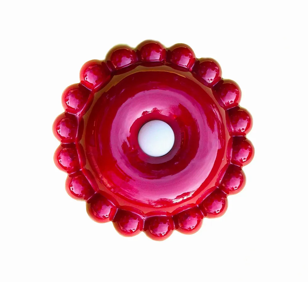Objets design - Applique Luna Small Bordeaux - BELLO ET BELLO