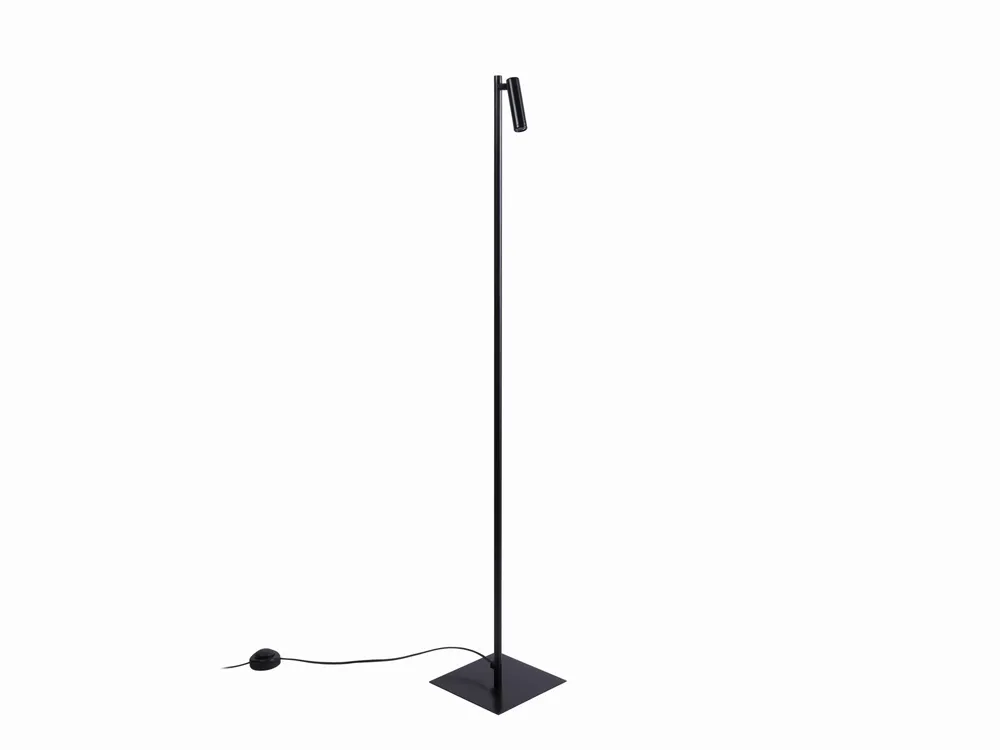 Lampadaires - MANHATTAN lampadaire de 135cm en noir, blanc ou noir et doré - LUXCAMBRA