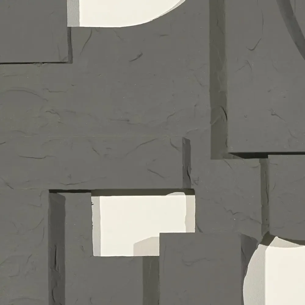 Services - 'Castle 03 Moka' - Œuvre Originale - 70x70 cm - PERSPECTIVA 10