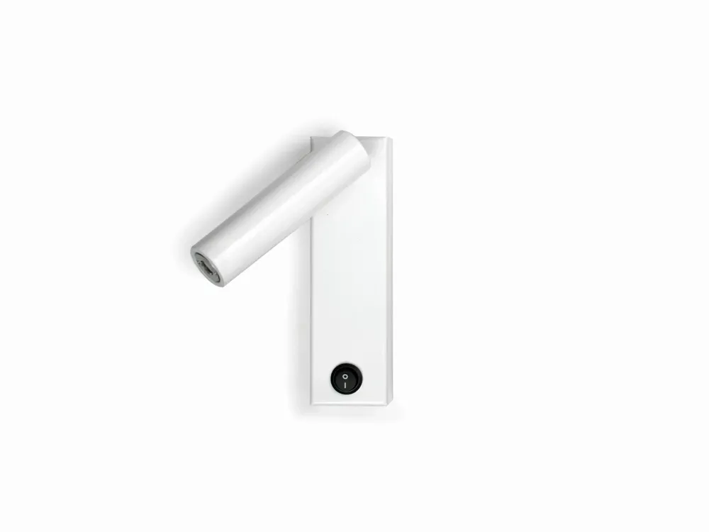 Appliques - MANHATTAN applique murale avec lecteur en noir ou blanc - LUXCAMBRA