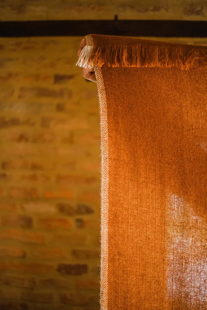 Unique pieces - GYANTSE MEADOW THROW - HIMALAYAN HERMITAGE