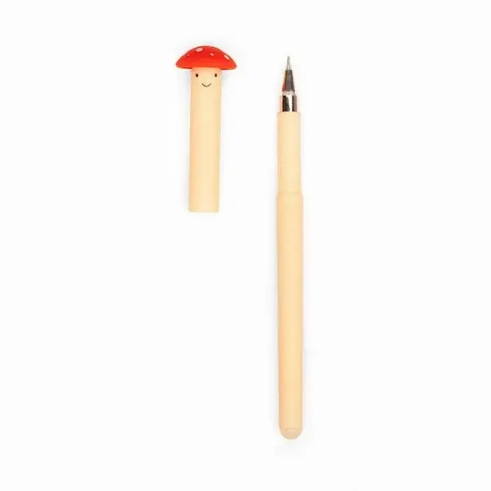 Papeterie bureau - STYLO CHAMPIGNONS EFFAÇABLE - KIKKERLAND
