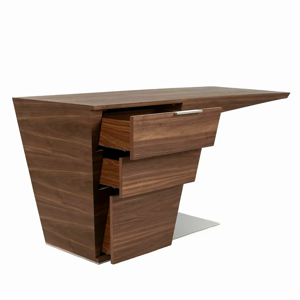 Office furniture and storage - Walnut desk - ANGEL CERDÁ
