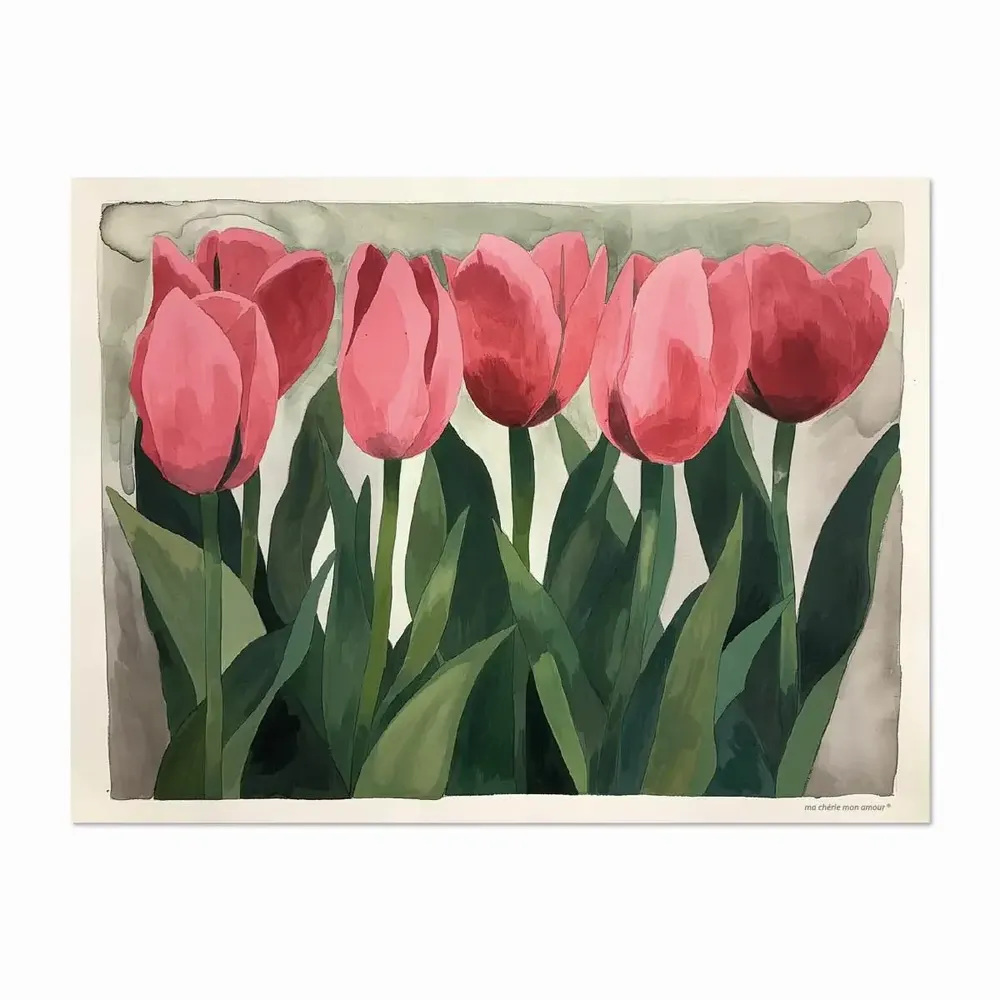 Placemats - Placemat Tulip 3 - MA CHÉRIE MON AMOUR