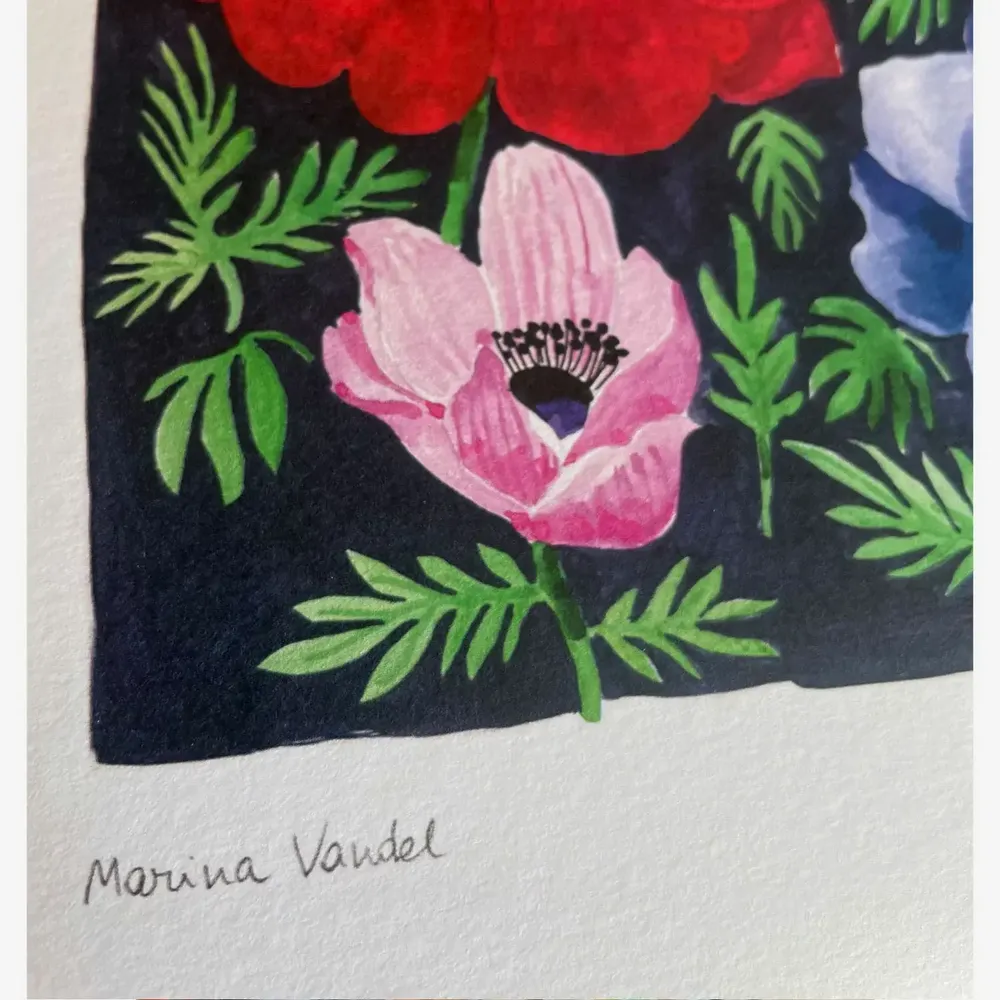 Poster - Poster Anemones - MARINA VANDEL