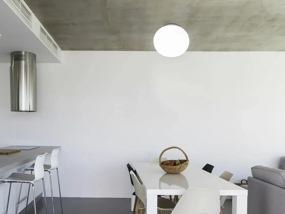 Ceiling lights - MOON ceiling lamp in white with a diameter of ø40cm, ø30cm or ø51cm - LUXCAMBRA