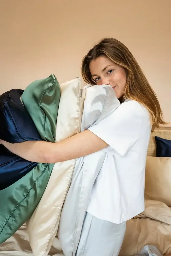 Linge de lit - Taie d'oreiller en Pure Soie de Mûrier - 65x65 / 51x76cm - EMILY'S PILLOW