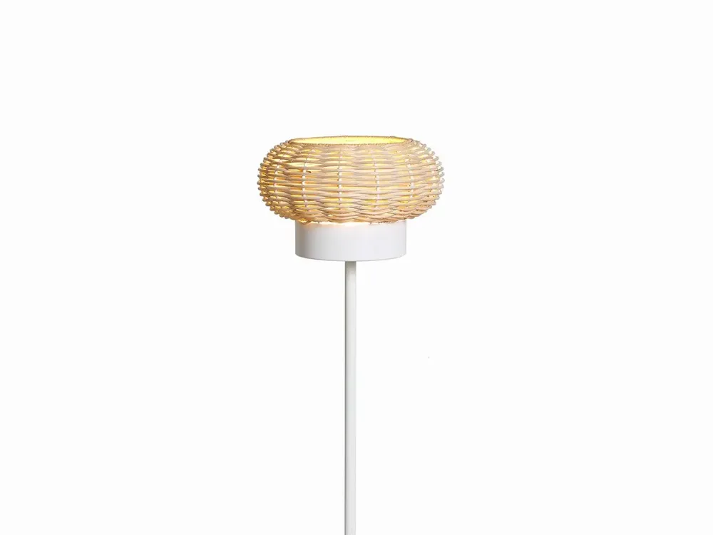 Floor lamps - NIUET natural wicker floor lamp - LUXCAMBRA
