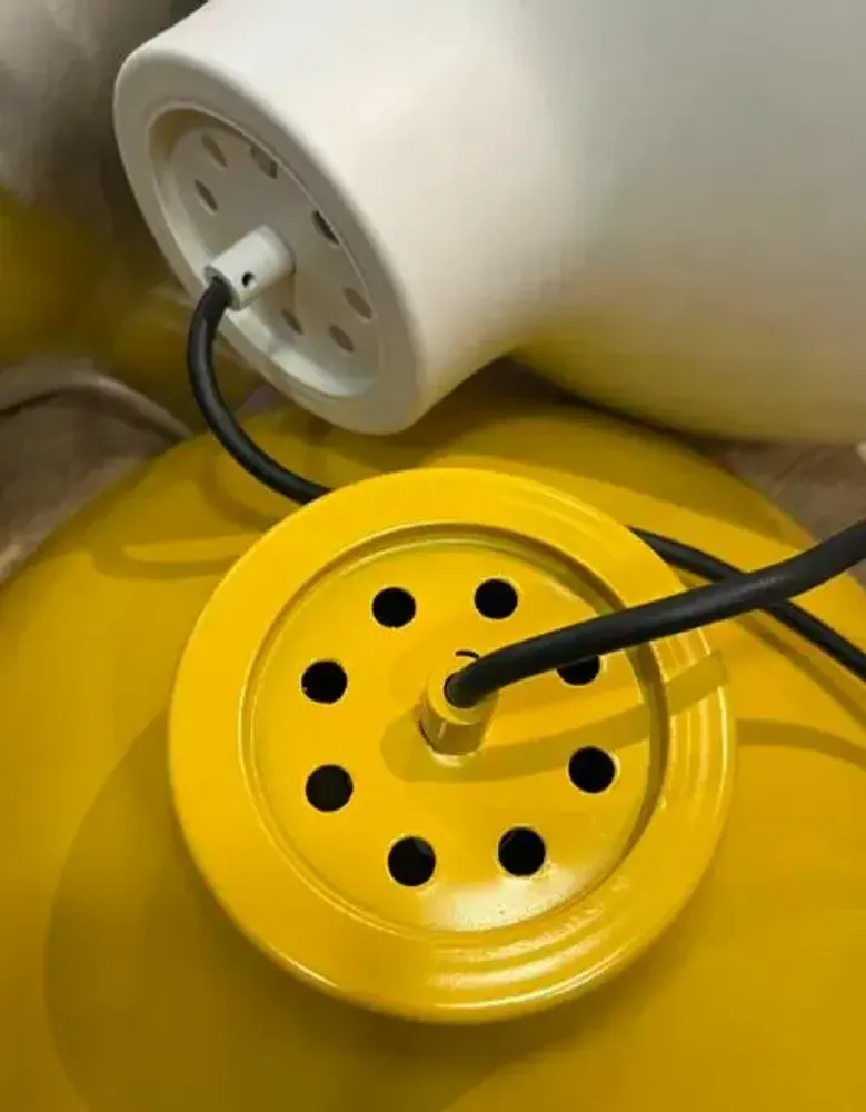 Suspensions - PARABOLICA suspension en blanc, noir ou moutarde - LUXCAMBRA