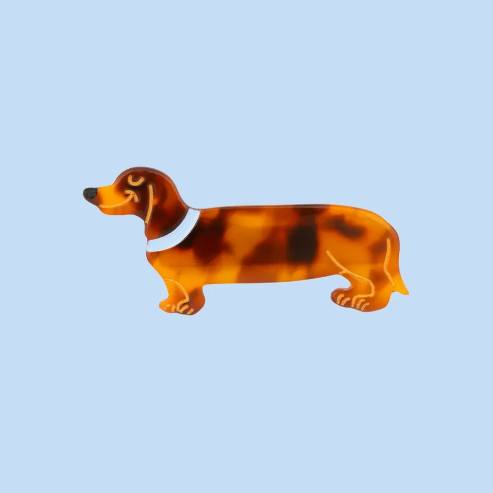 Hair accessories - Dachshund Hair Clip - Coucou Suzette - COUCOU SUZETTE