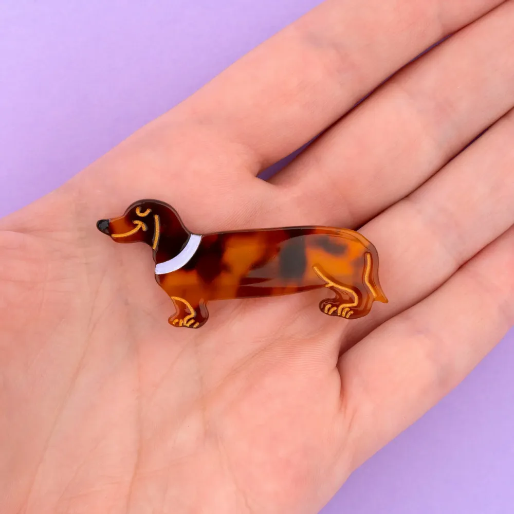 Hair accessories - Dachshund Hair Clip - Coucou Suzette - COUCOU SUZETTE