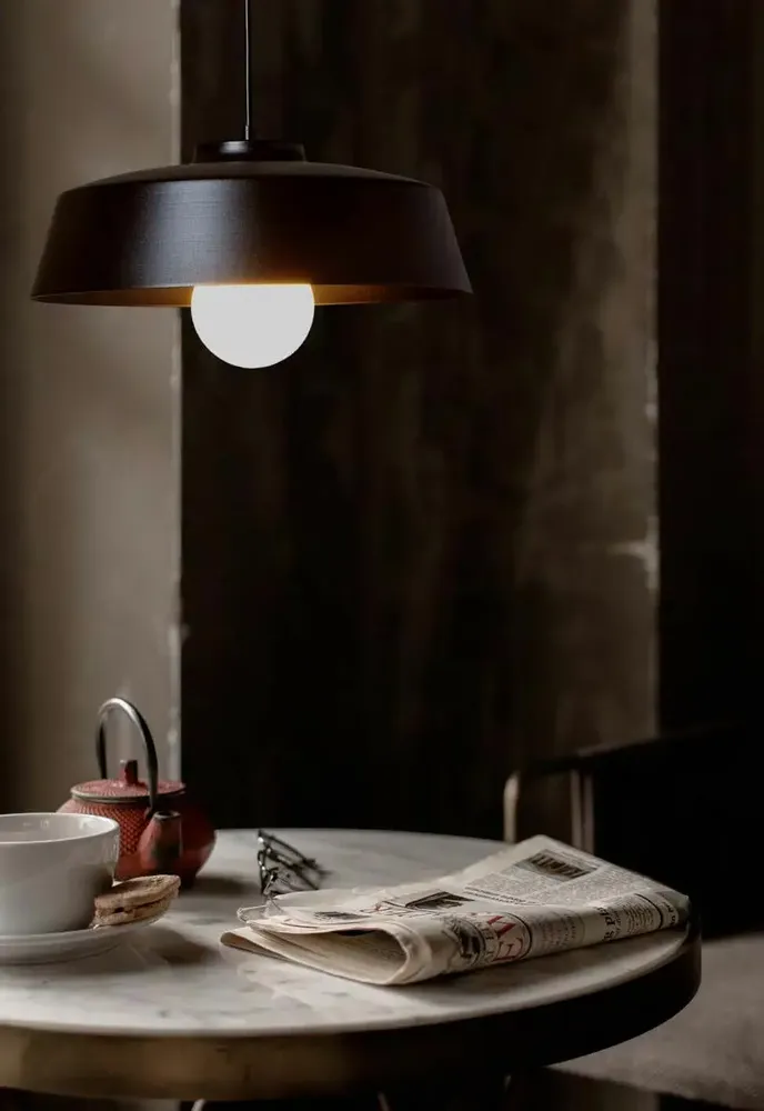 Suspensions - RAVAL suspension en métal noire - LUXCAMBRA