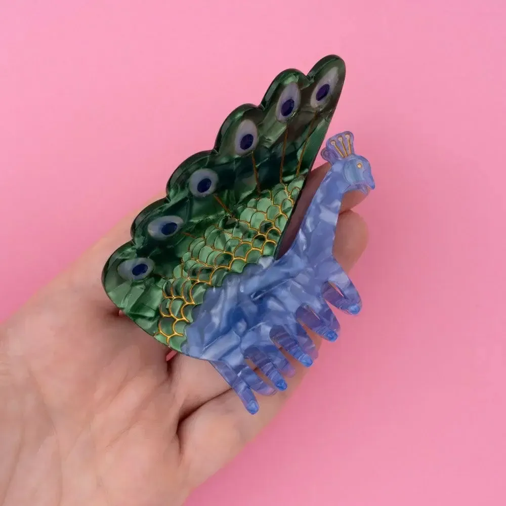 Gifts - Peacock hair clip - Coucou Suzette - COUCOU SUZETTE