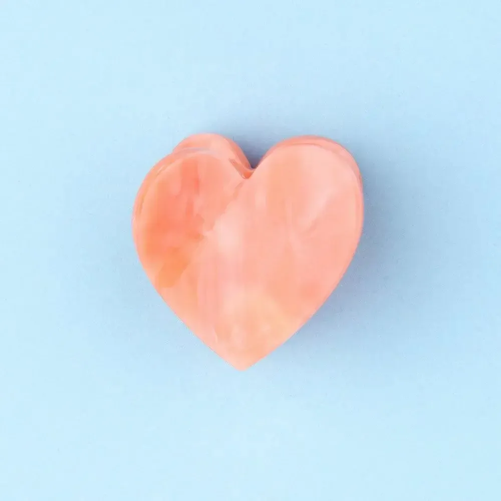 Hair accessories - Pink Heart Mini Hair Claw - Coucou Suzette - COUCOU SUZETTE